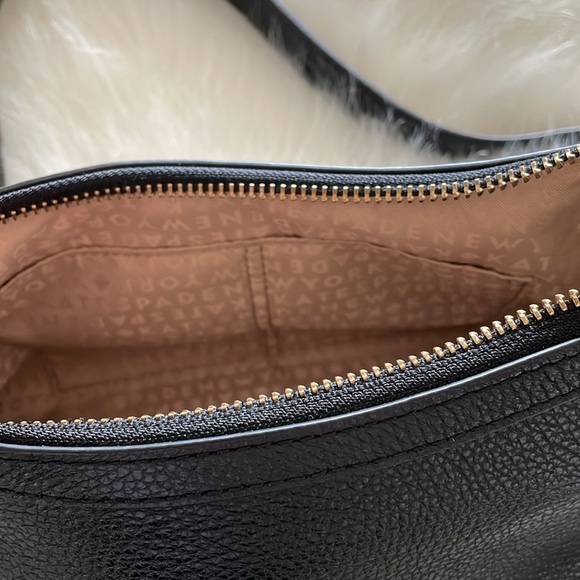 kate spade black leather crossbody - Picture 8 of 13